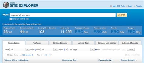 free site explorer|open site explorer.